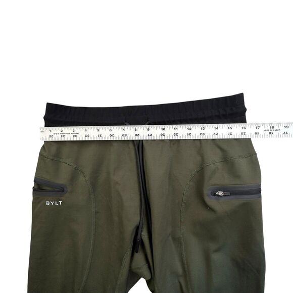 Bylt Premium Jogger Mens L Green Pull On Drawstring Activewear Track Pants - Picture 10 of 12